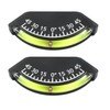 RQG 2 Pack Brass Offroad Inclinometer, High Definition Small RV