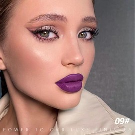 HHLTOH Dark Magenta Lip stain Lipstick for Women Matte Lip and Cheek Dual Purpose Lip Color, Easy to apply color Vegan and cruelty-free Full-Coverage Matt Lip Gloss Labiales Mágicos Transformadores