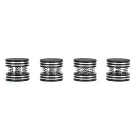4PCS Spring Speaker Spikes Sound Dampening Feet for HiFi Amplifier/Speaker/Turntable/PlayerBlack