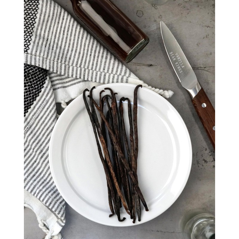 10 Organic Madagascar Vanilla Beans - Whole Extract Grade B
