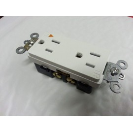 Isolated Ground Decorator Duplex Receptacle Outlet White 15A 125V Tamper Resistant TR (1 PC)