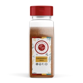 Gingerbread Spice Seasoning by International Spice, Ginger Spice for Cookies, Cake, Tea, Ginger Bread Spice, Gourmet Kitchen Spice, Cooking Gifts, Restaurant Quality, 16 oz. Bottle