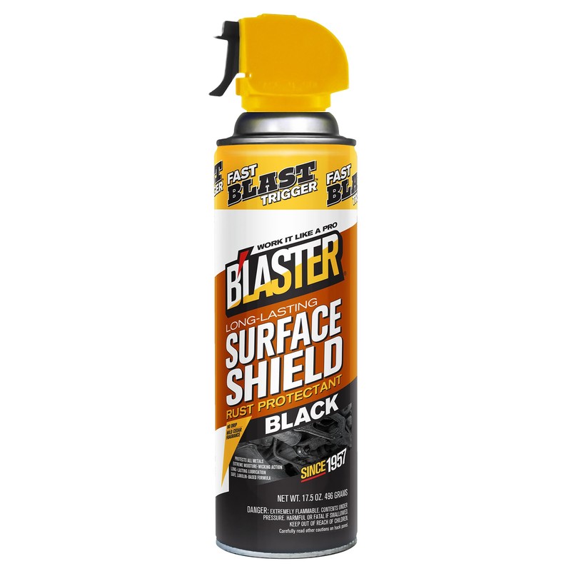 B’laster Surface Shield Anti Rust Spray for Metal – Black