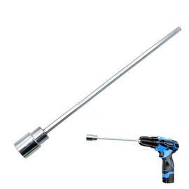 Caravan Crank for Cordless Screwdriver, Extension Crank with 19 mm Nut for Crank Supports Length 30 cm, Cordless Screwdriver Attachment Extension for Crank Supports, Caravans, Caravans