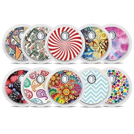 FreeStyle Libre 3 Sensor Stickers – Set of 10 "Colourful" – Stickers for Sensors | Diasticker®