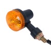 Turn Signals, Set of 4, Universal Plating, Clear, Yellow, Lens,