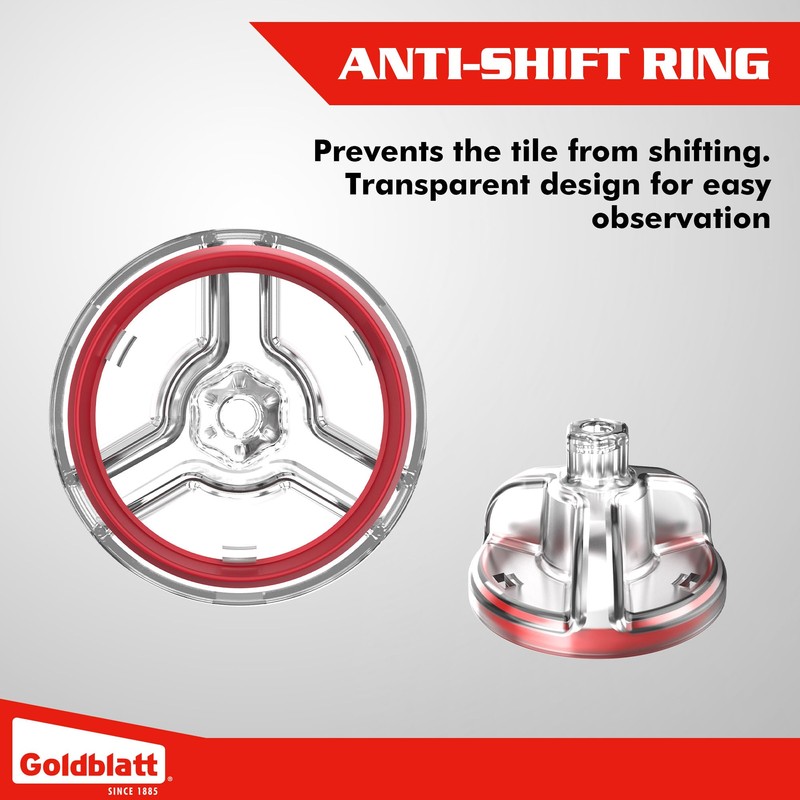 Goldblatt Tile Leveling System, 250pcs 1/16" Tile Spacers & 100pcs