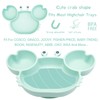 Silicone Suction Plate for Toddlers with Fork Spoon Set -