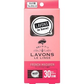 Labons de Voun [Car Air Freshener] Clip Type Deodorizer, French Macaron [Fruity Floral] 3.9 oz (110 g)