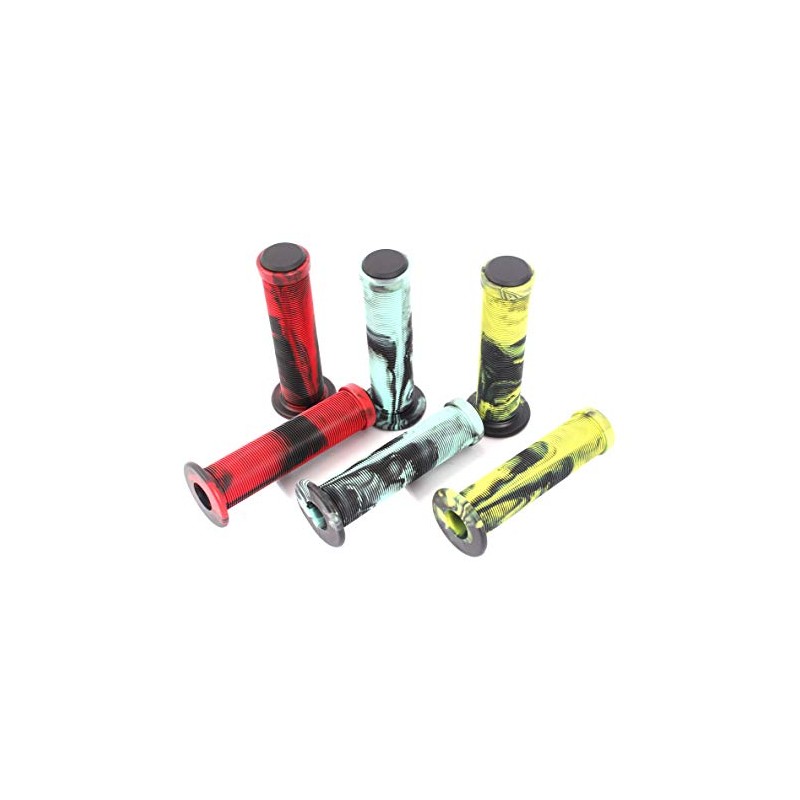 KHE Acme 2TONE BMX Grips 130 mm with Flange Black