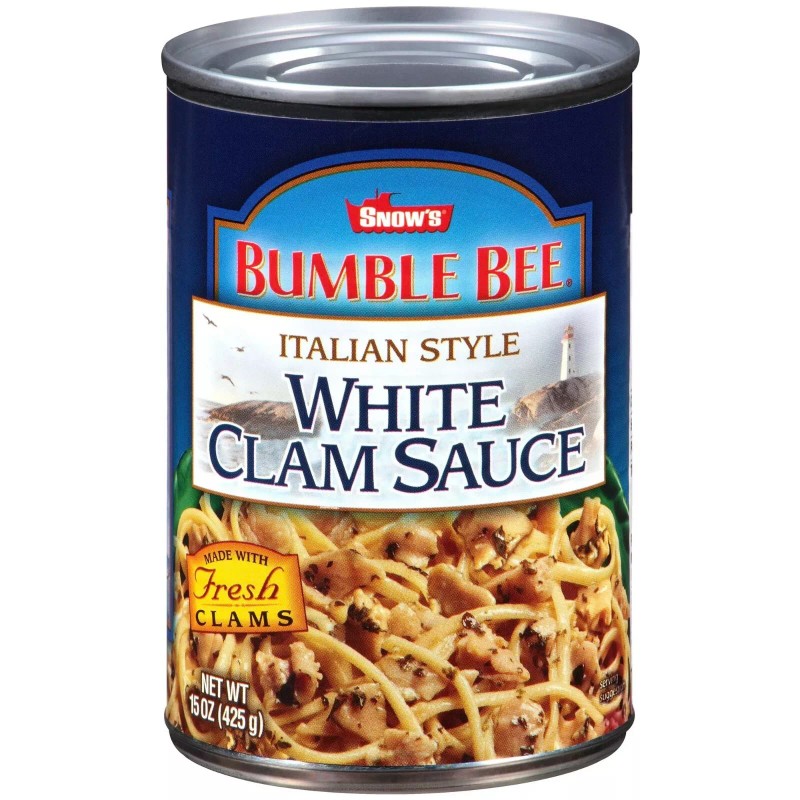 SNOW'S BUMBLE BEE Italian Style White Clam Sauce 15 oz
