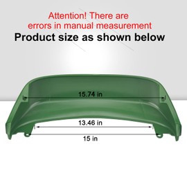 M140670 Front Bumper Kit for John D-eere GT225 GT235 GT235E GT245 GX255 LX255 LX266 LX277 LX279 LX280 LX288 LX289 Mower, Replaces M126083 - includ Mounting screws