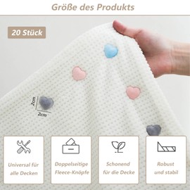 CALLYSONIC Pack of 20 Plush Duvet Holders, Duvet Clips, Duvet Holder, Plastic Duvet Clips, Duvet Cover Clip, Comforter Gripper, Quilt Fixer Duvet Cover Clips, Duvet Pins