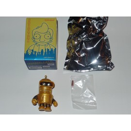 Kidrobot Universe X Golden Bender 3" Vinyl Figure Mini Series Gold Chase Opened Blind Box