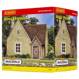 Hornby R7265 Alms Houses Skaledale Buildings & Accessories, Brown