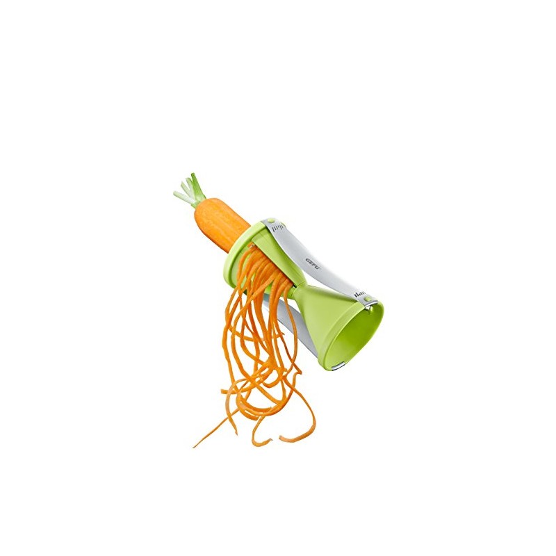 Gefu Spirelli Spiral Cutter Vegetable Slicer with Remnant Holder, Stainless