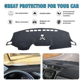 POSAID for Honda CRV Dash Cover 2022 2021 2020 2019 2018 2017 Dashboard Cover Mat Custom Fit for 2017-2022 Honda CR-V, Gray