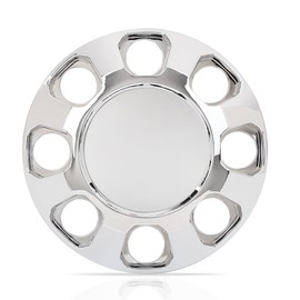 CROSSDESIGN Wheel Center Cap Chrome Compatible with GMC Sierra 2500HD 2015-2020,Compatible with GMC Sierra 3500HD 2015-2020