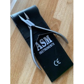 ASM® Nail Toenail Clippers for Thick Ingrown Nails Nippers Scissors Straight Cutters Heavy Duty Stainless Steel + Free Pouch