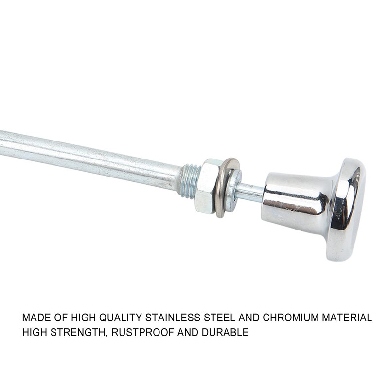 Choke Cable Stainless Steel and Chrome 1.8M Universal Choke Cable
