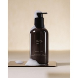 ipuro Classic CUIR Hand Soap 250 ml - Vegan Liquid Soap with Citrus, Vanilla, Leather and Wood Fragrance - Dermatologically Tested - Soap Dispenser Brown - Liquid Hand Soap for Smooth Hands