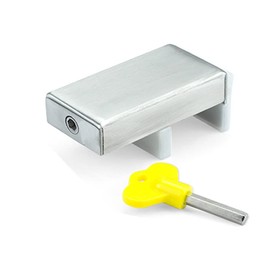 Door Window Lock Stopper, 1PCS Adjustable Thick Sliding Safety Anti Theft Children Security LockChild Plastic Steel Aluminium Free Rails Limit Window Door Anti Slip to Keep Home Safe