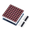 DAOKI 2Pack MAX7219 8x8 Dot Matrix Single Red Light MCU
