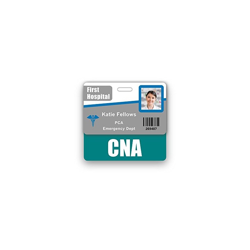 CNA Badge Buddy Horizontal w/Height & Weight Conversion Charts (Teal)