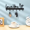 Otoolling Love You Bye Sign Key Holder Hook Wall Mounted