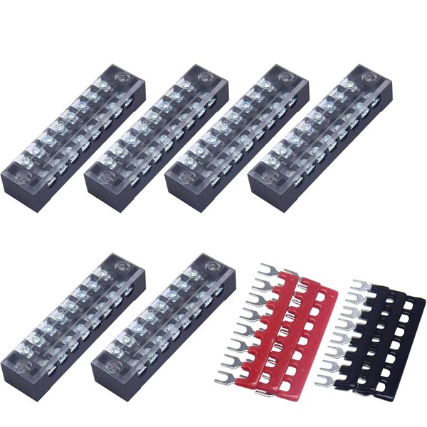 CEEYSEE 12pcs (6 Set) 8 Positions Dual Rows Covered Screw
