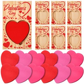 Colingmill 18 Pcs Valentine's Day Appreciation Gifts Heart Shape Cute Sticky Note Holders for Women Valentine's Day Gifts Bulk Sticky Note Pad Holder Sticky Notes for Loves
