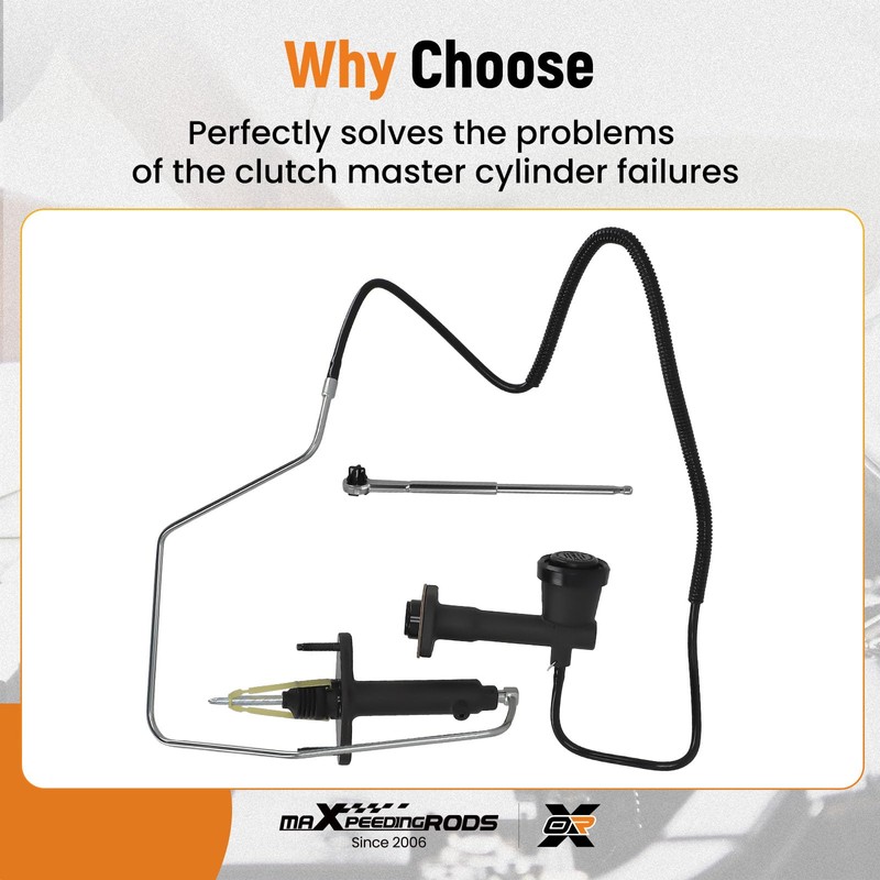 maXpeedingrods Clutch Master and Slave Cylinder Assembly for Chevy GMC