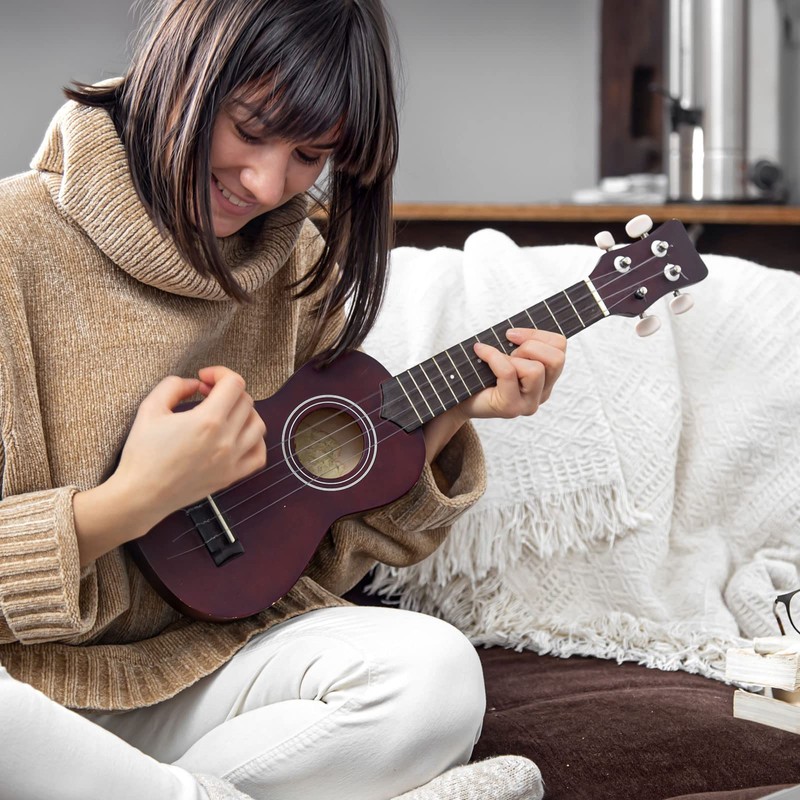 PATIKIL Ukulele Tuner Peg Pin Machine Tuner Plastic Metal White