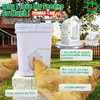 ayakol Chicken Feeder Port ProMAX,1.6×Taller Anti-Snag Opening,Clear View Cover,Real No
