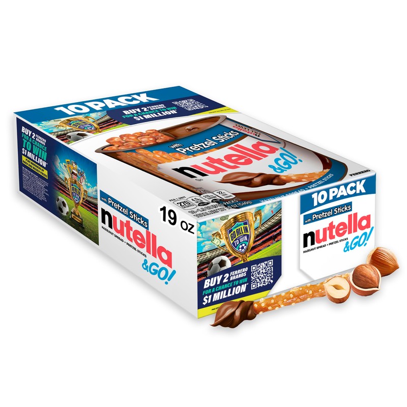 Nutella & GO! Chocolate Hazelnut Spread with Cocoa + Pretzel