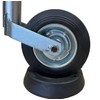 HowseHold Jockey Wheel Chock for Caravans and Trailers - Rubber