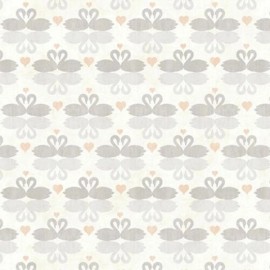 Quilting Treasures I Do Wedding Swans Ecru 100% Cotton Fabric by The Yard