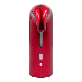 Linahealth | Aireador de vino eléctrico, decantador de vino portátil de un solo toque y bomba dispensadora (Rojo)