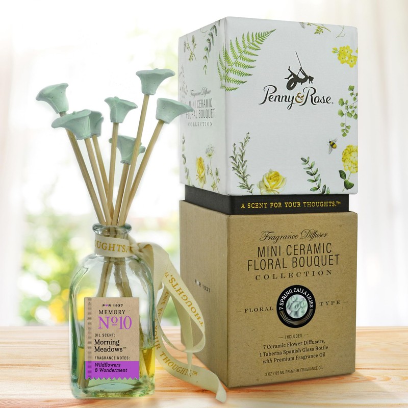 Penny & Rose Ceramic Calla Lily Diffuser | Morning Meadows