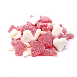 Candy Retailer Sour Sanded Gummi Valentine Hearts 2 Lb