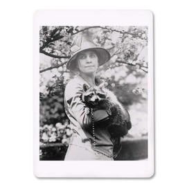 Lantern Press Grace Coolidge with Pet Raccoon Photograph (52 Playing Cards, Poker Size Card Deck with Jokers)