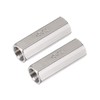uxcell Nickel-Plated Copper One Way Air Check Valve G 1/8