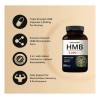 Hmb 3000mg Fuerza Rendimiento Apoyo Muscular 300 Americano Sin Sabor