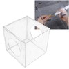 Dust Cover,Fully Enclosed Electric Grinding Table Polisher Dust Box Transparent