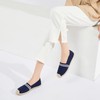 BABUDOG - Mocasines para mujer, de malla, zapatos planos blancos