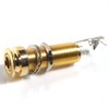 Mono guitar jack socket end pin/button in gold long body