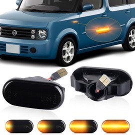 GemPro E11 Notebook Side Turn Signal K12 March C11 Tiida K30 Crew Early Fairlady Z Z33 350Z AD AD Expert Side Marker Fender Lamp Turn Light Turn Signal Smoke Lens