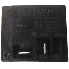 American Zettler AZ2100-1A-12DEF 12VDC 155 Ohm 40A SPST-NO THT Power Relay