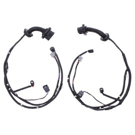 MOTOKU Pair Rear Door Jumper Wiring Harness for Ford F-150 2009-2014 Rear Left Driver and Right Passenger Side Wire Assembly