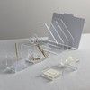 Gartner Studios Acrylic Sticky Note Holder, Clear, 3.5” x3.5” x